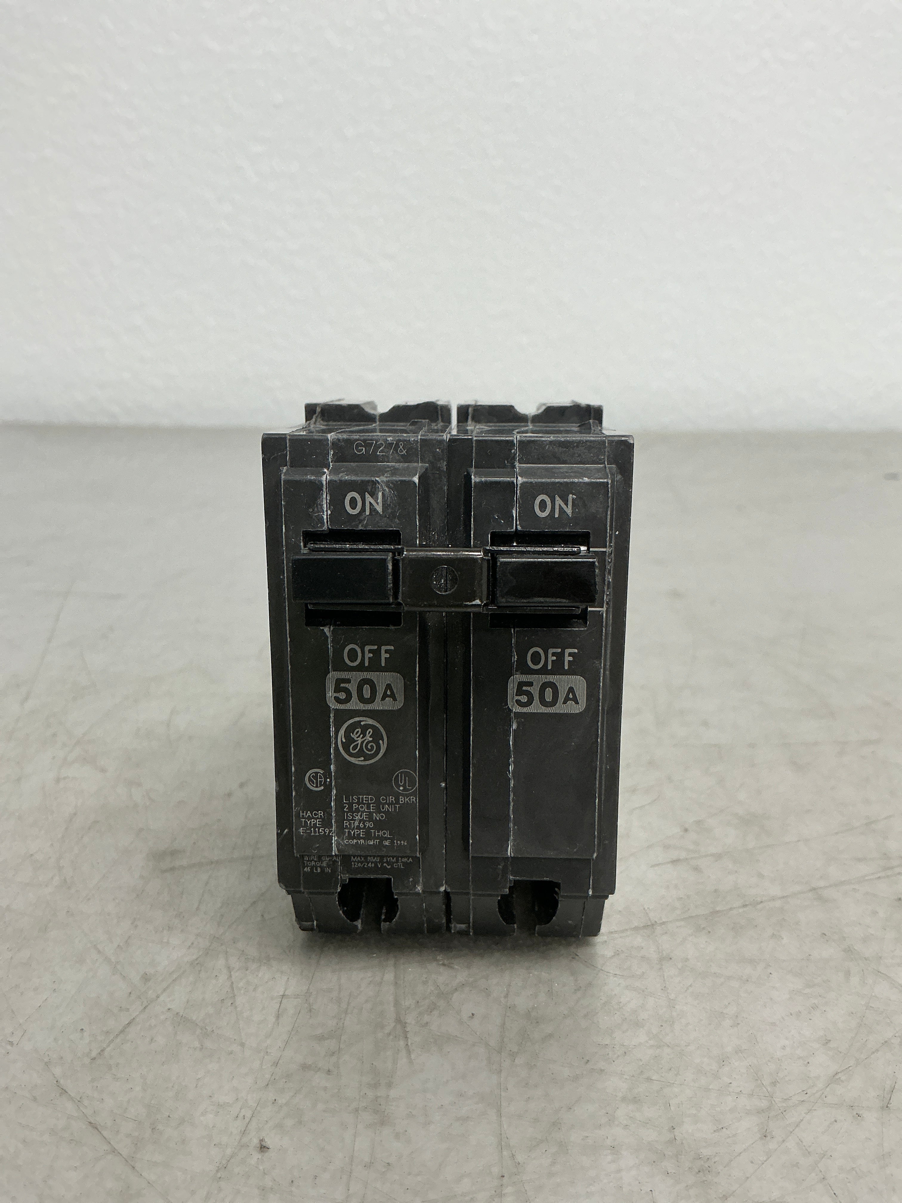 Used THQL2150 2 Pole, 50 Amps, 240 Volts