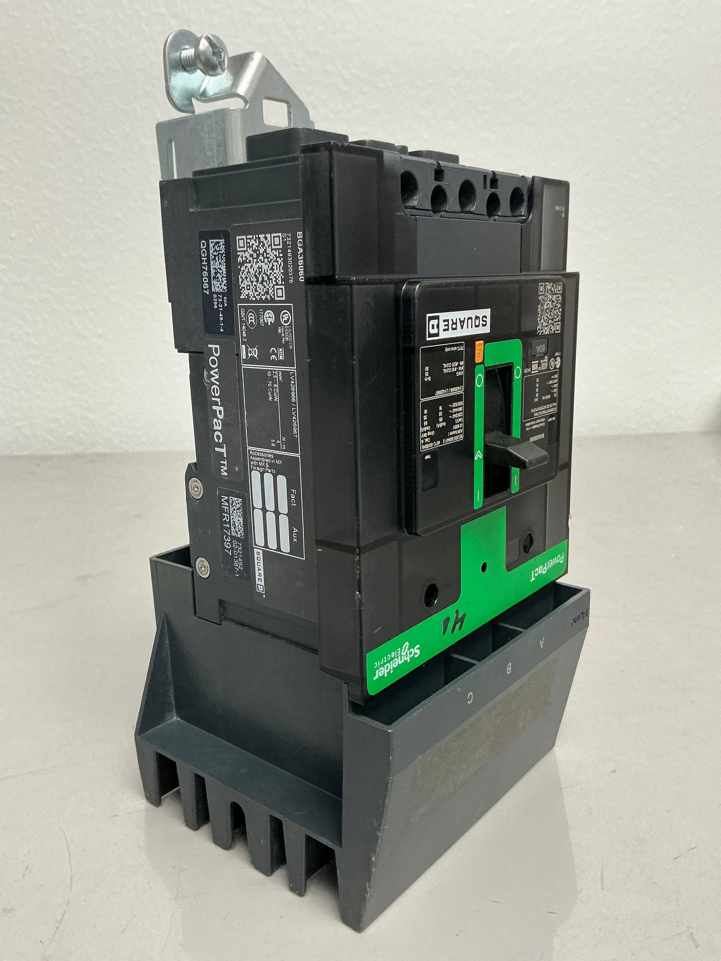 Used Square D BGA36060 3 Pole, 480 Volts, 60 Amps