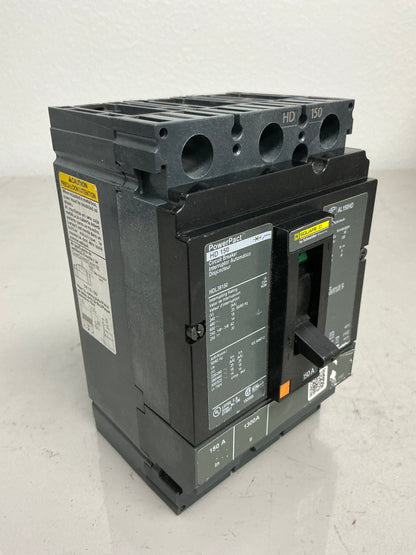 Used Square D HDL36150 3 Pole, 150 Amps