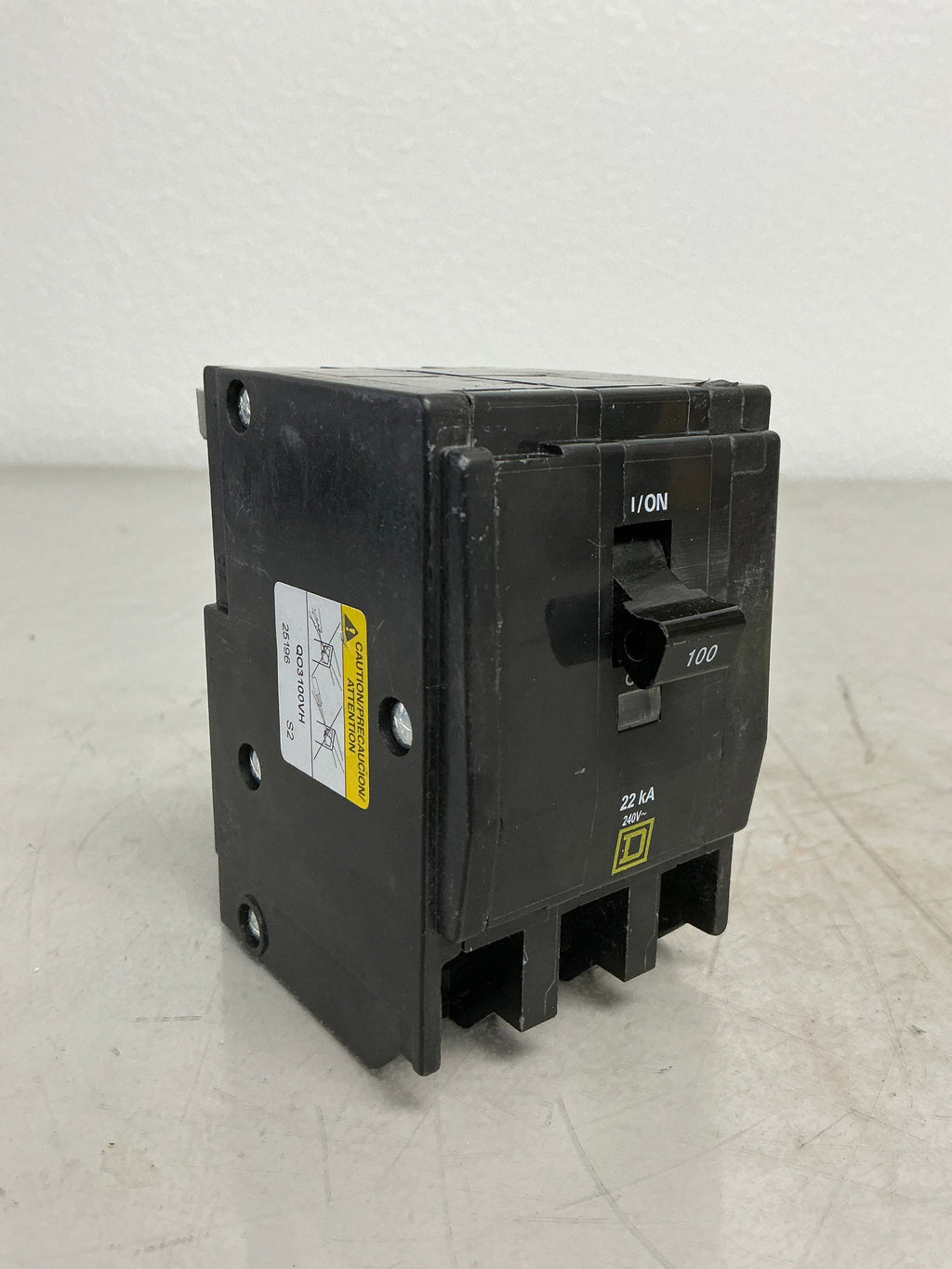 Used Square D QO3100VH 3 Pole, 100 Amps, 240 Volts
