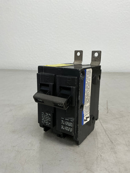 Used B2100 2 Pole, 100 Amps, 240 Volts Circuit Breaker