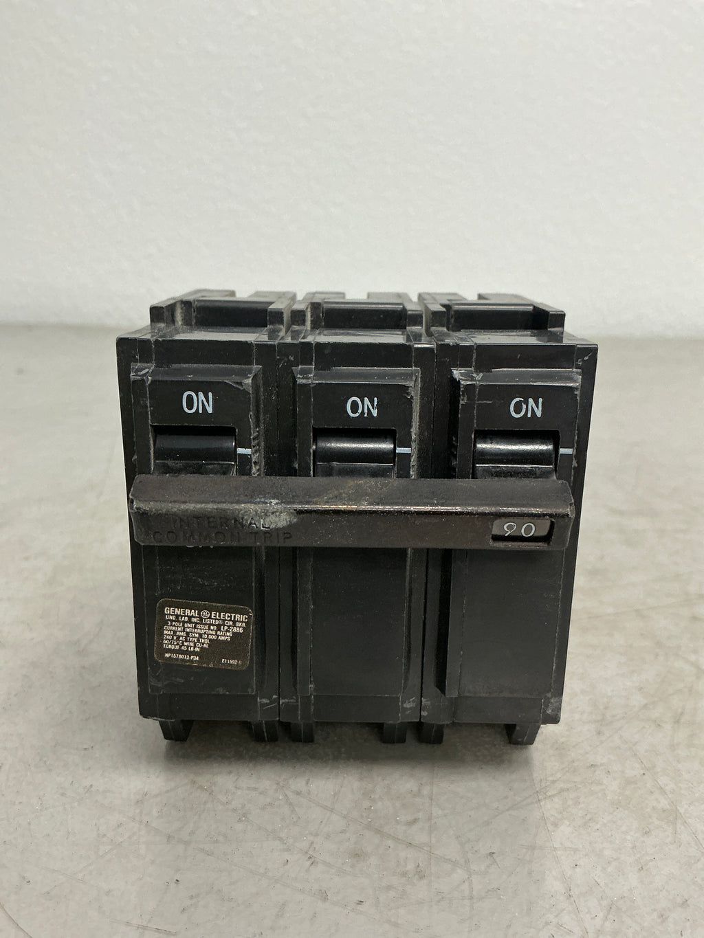 Used THQL32090 3 Pole, 90 Amps, 240 Volts