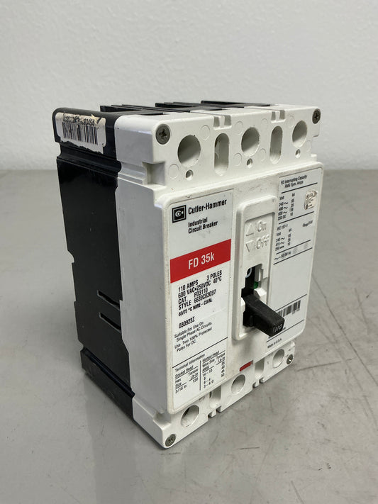 Used FD3110 3 Pole, 110 Amps, 600 Volts