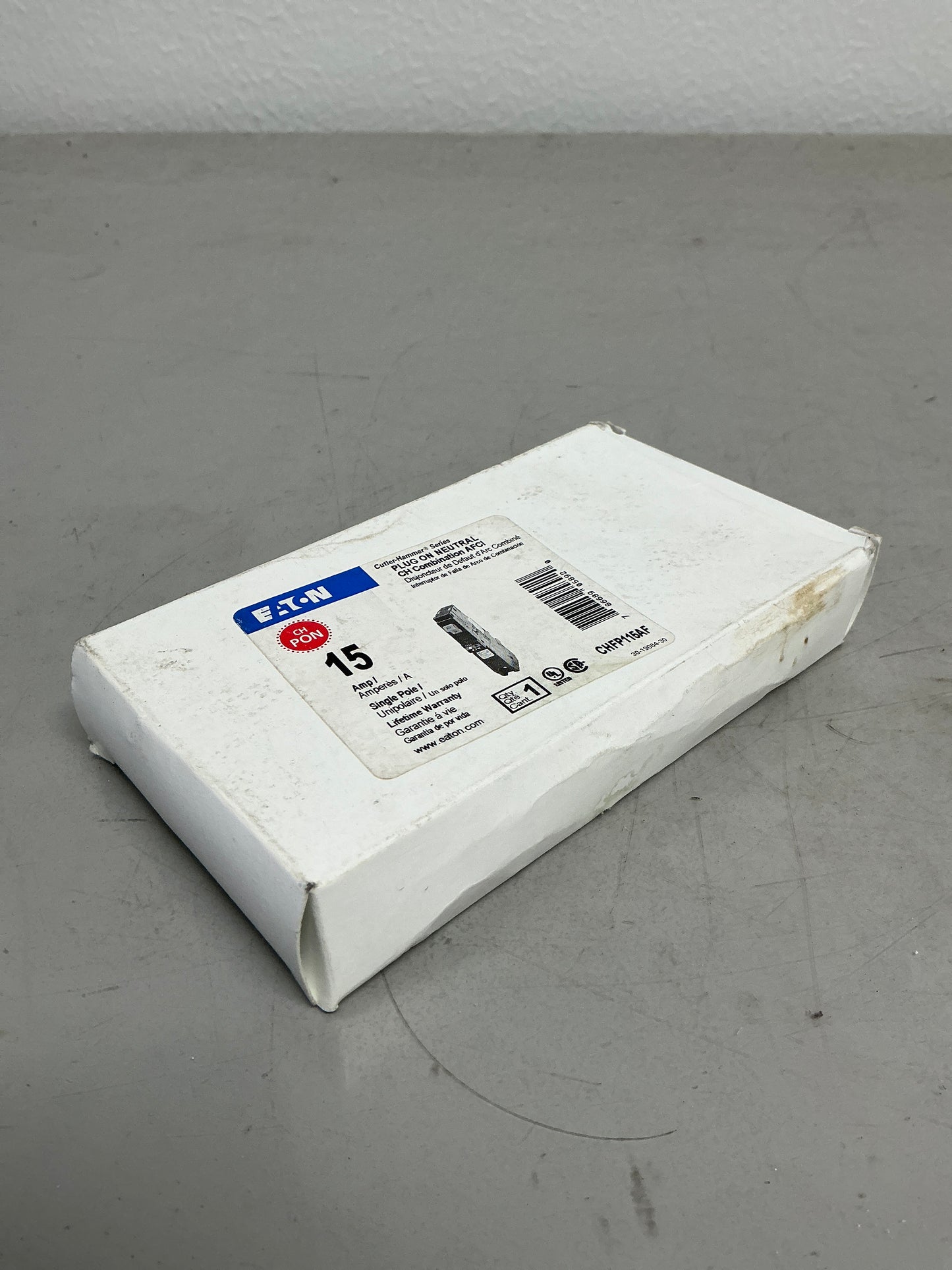 New  Eaton CHFP115AF 1 Pole, 15 Amps Circuit Breaker