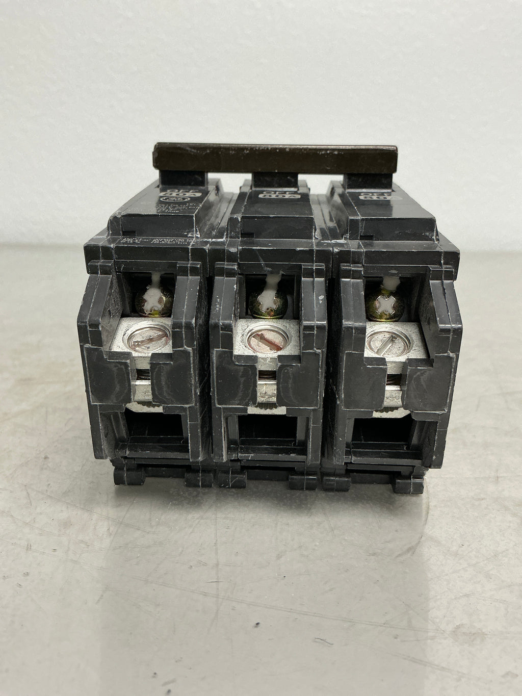 Used THQB32080 3 Pole, 80 Amps, 240 Volts