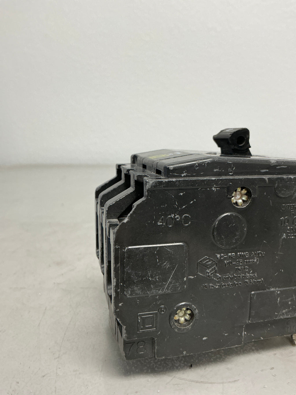 Used Square D QO340 3 Pole, 40 Amps, 240 Volts