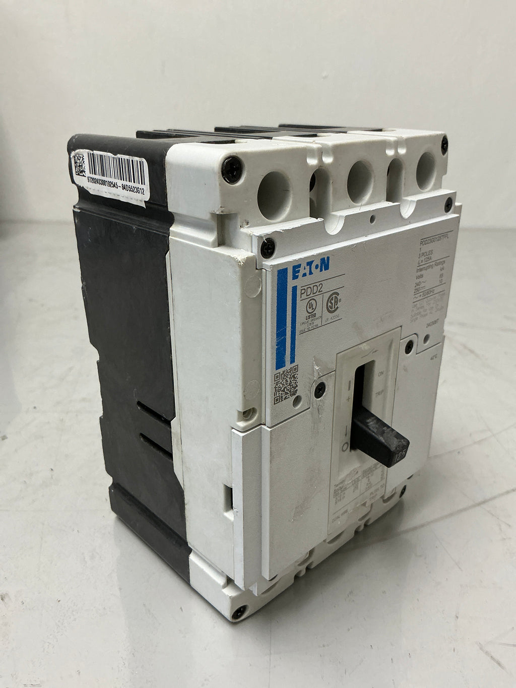 Used Eaton PDG23G0125TFFL 3 Pole, 125 Amps, Circuit Breaker