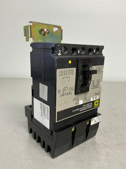 Used Square D FH36035 3 Pole, 35 Amps, 600 Volts