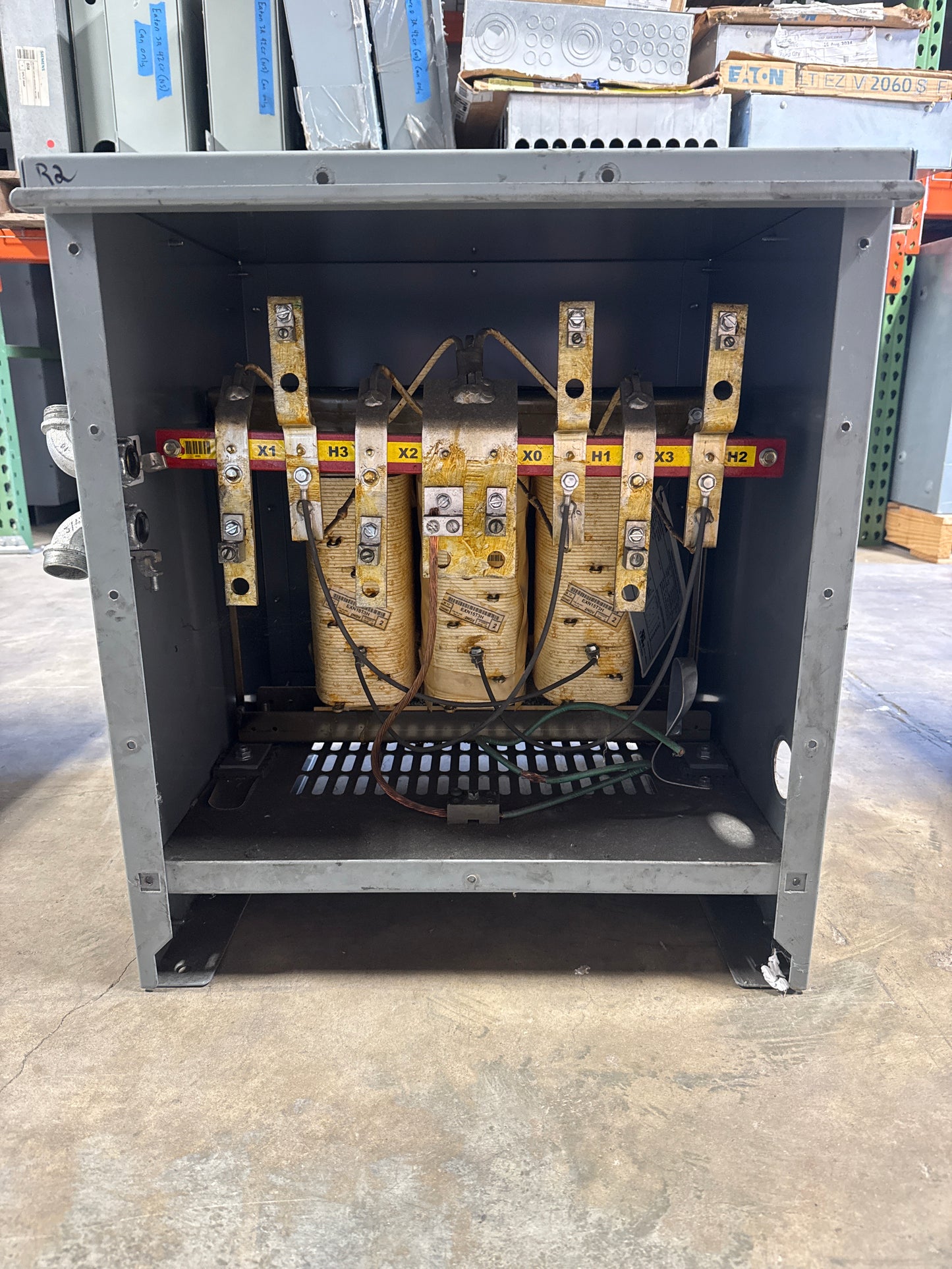 15 KVA  Square D Transformer, Primary 480, Seconday 208/120 Volts (item#t3)