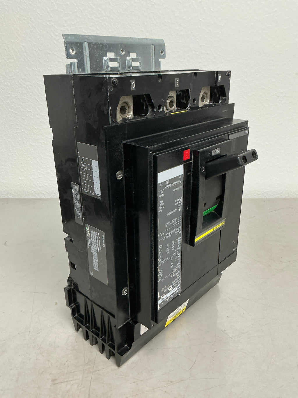 Used Square D MJA36350 3 Pole, 350 Amps, 600 Volts