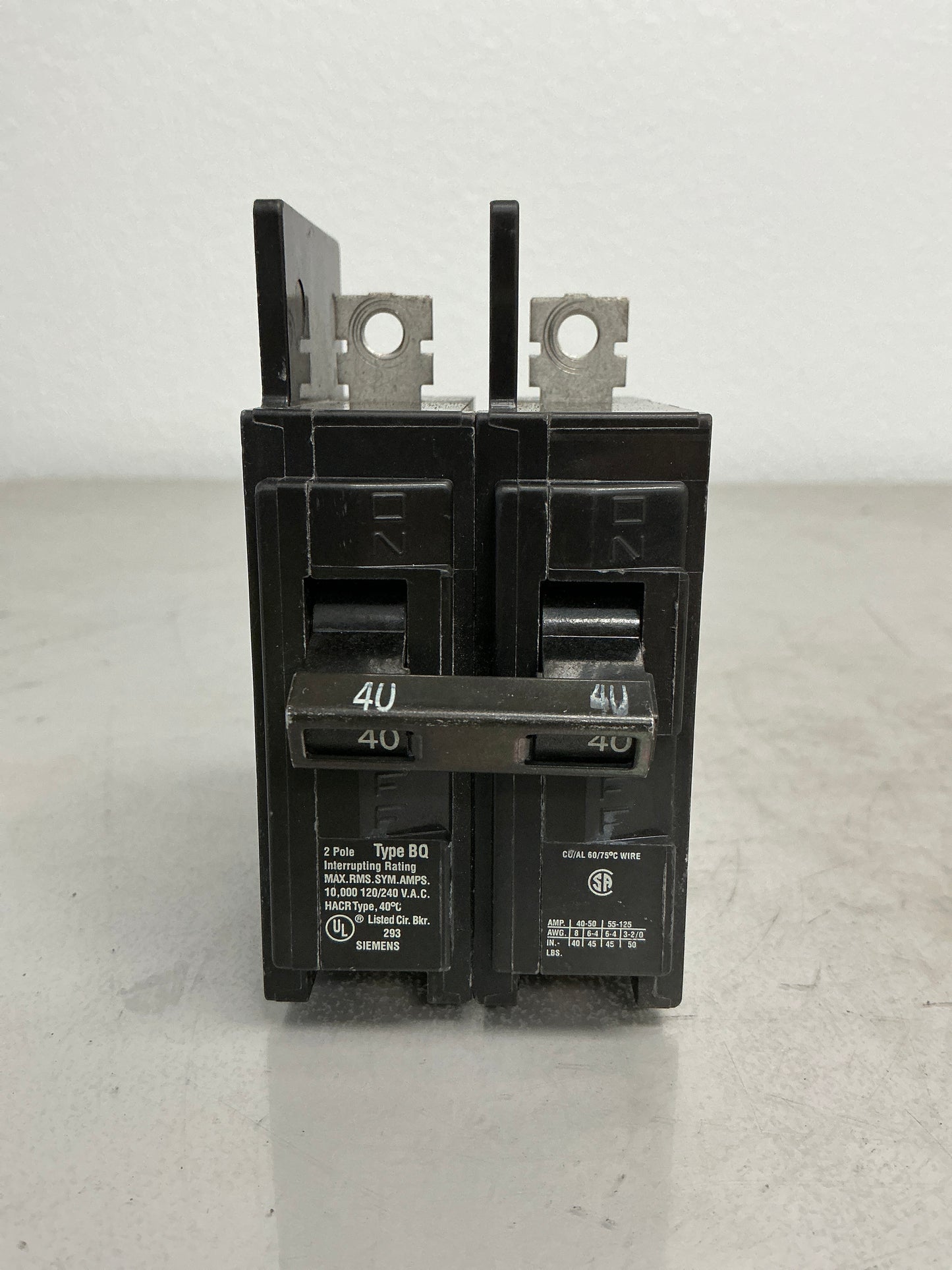 New Siemens BQ2B040 2 Pole, 40 Amps, 240 Volts