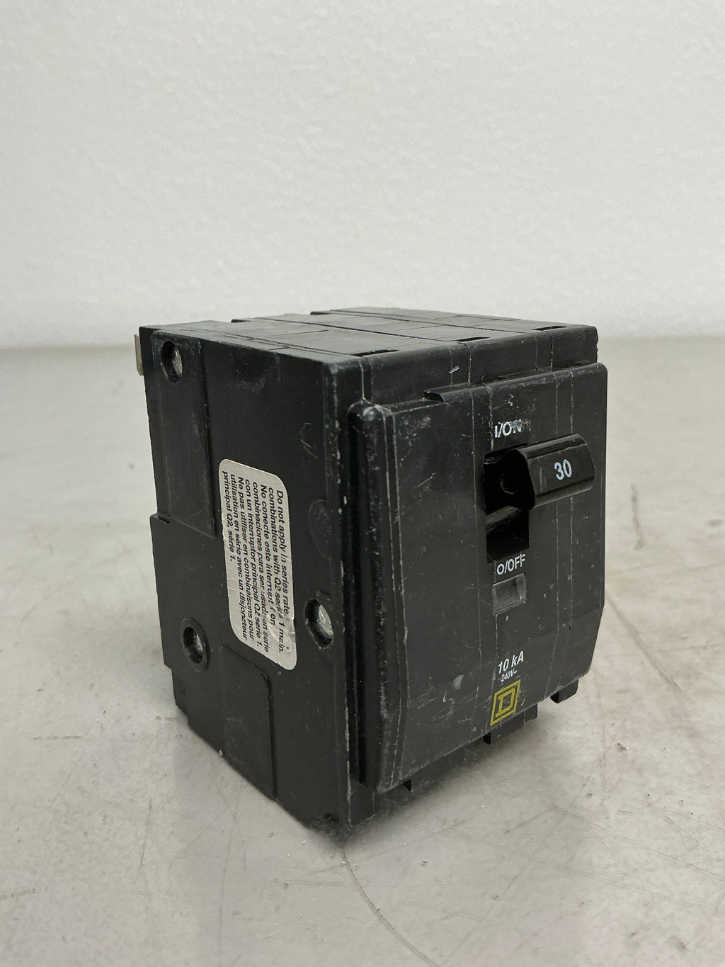 Used Square D QO330 3 Pole, 30 Amps, 240 Volts