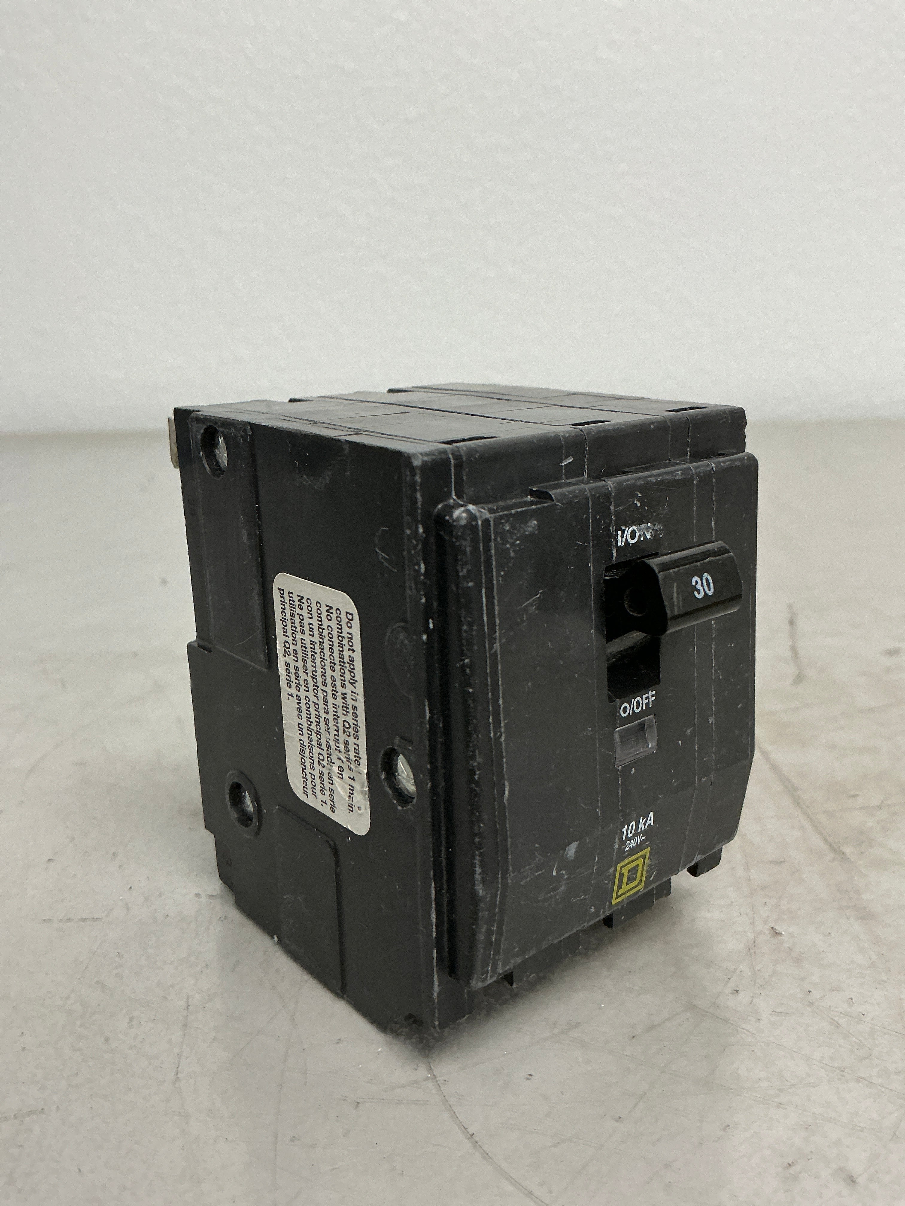Used Square D QO330 3 Pole, 30 Amps, 240 Volts