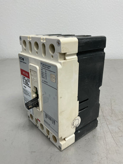 Used Eaton HFD3100 3 Poles, 100 Amps, 600 Volts