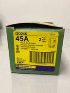 New Square D QO245 2 Pole, 45 Amps, 240 Volts Circuit Breaker
