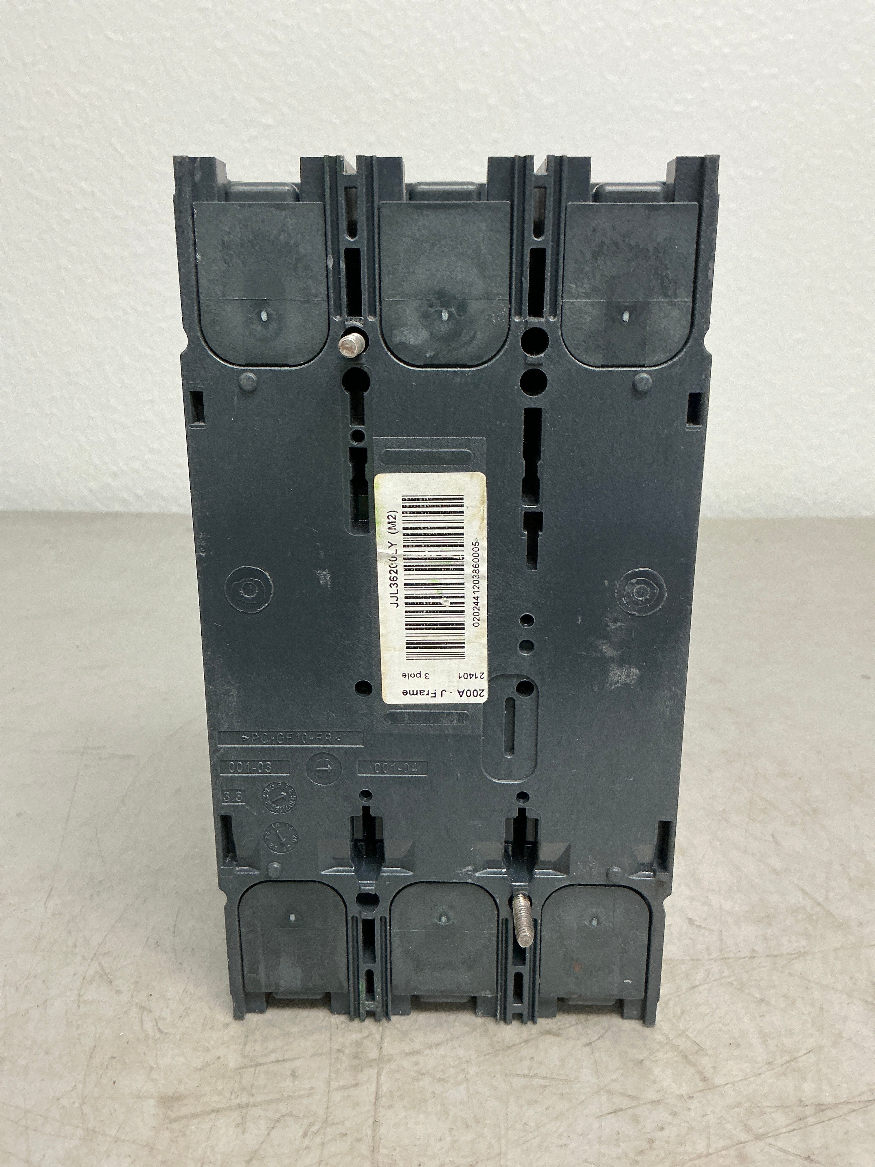 Used Square D JJL36200LY 3 Pole, 200 Amps, 600 Volts Circuit Breaker