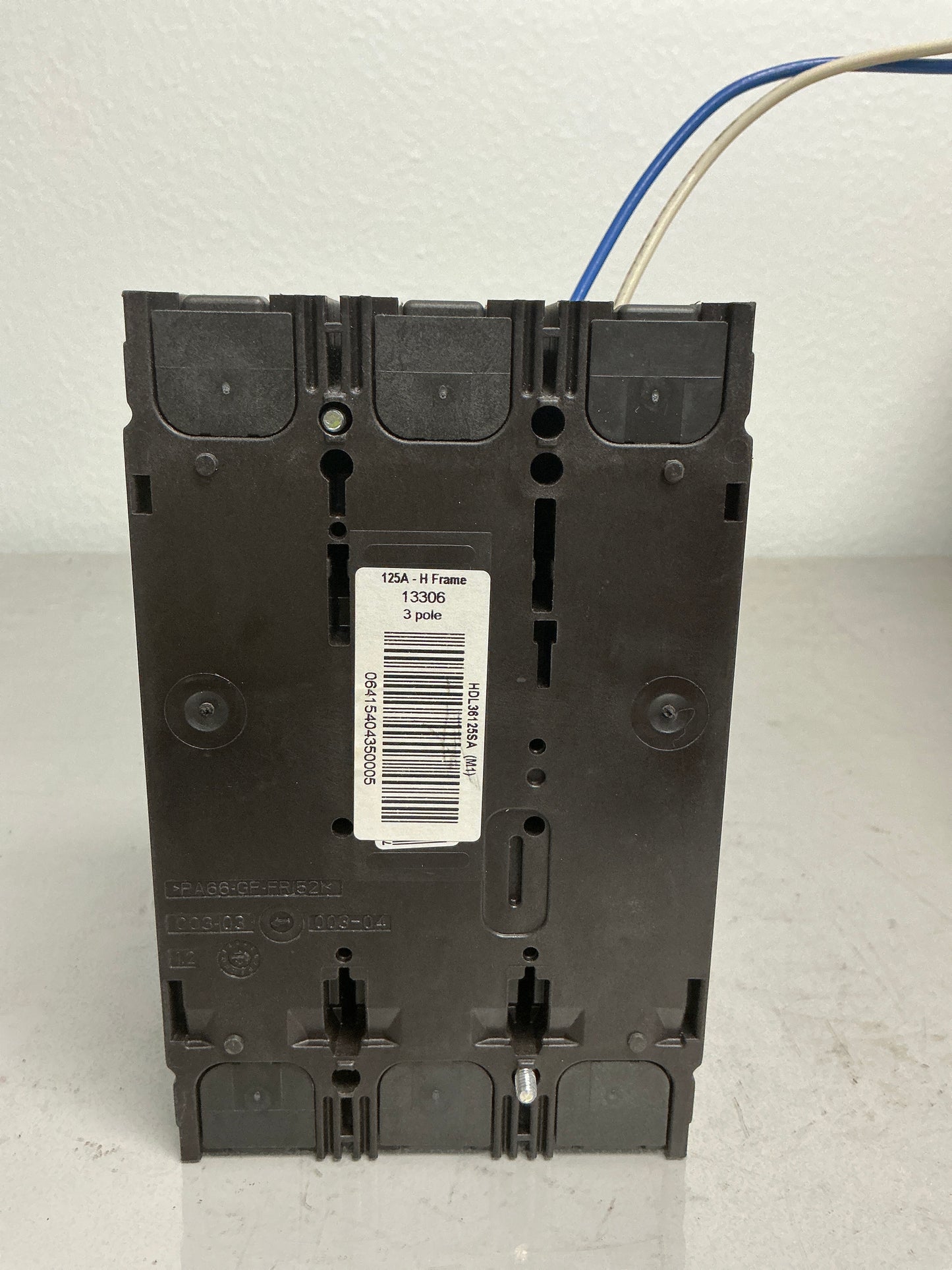 Used Square D HDL36125SA 3 Pole, 125 Amps, 600 Volts
