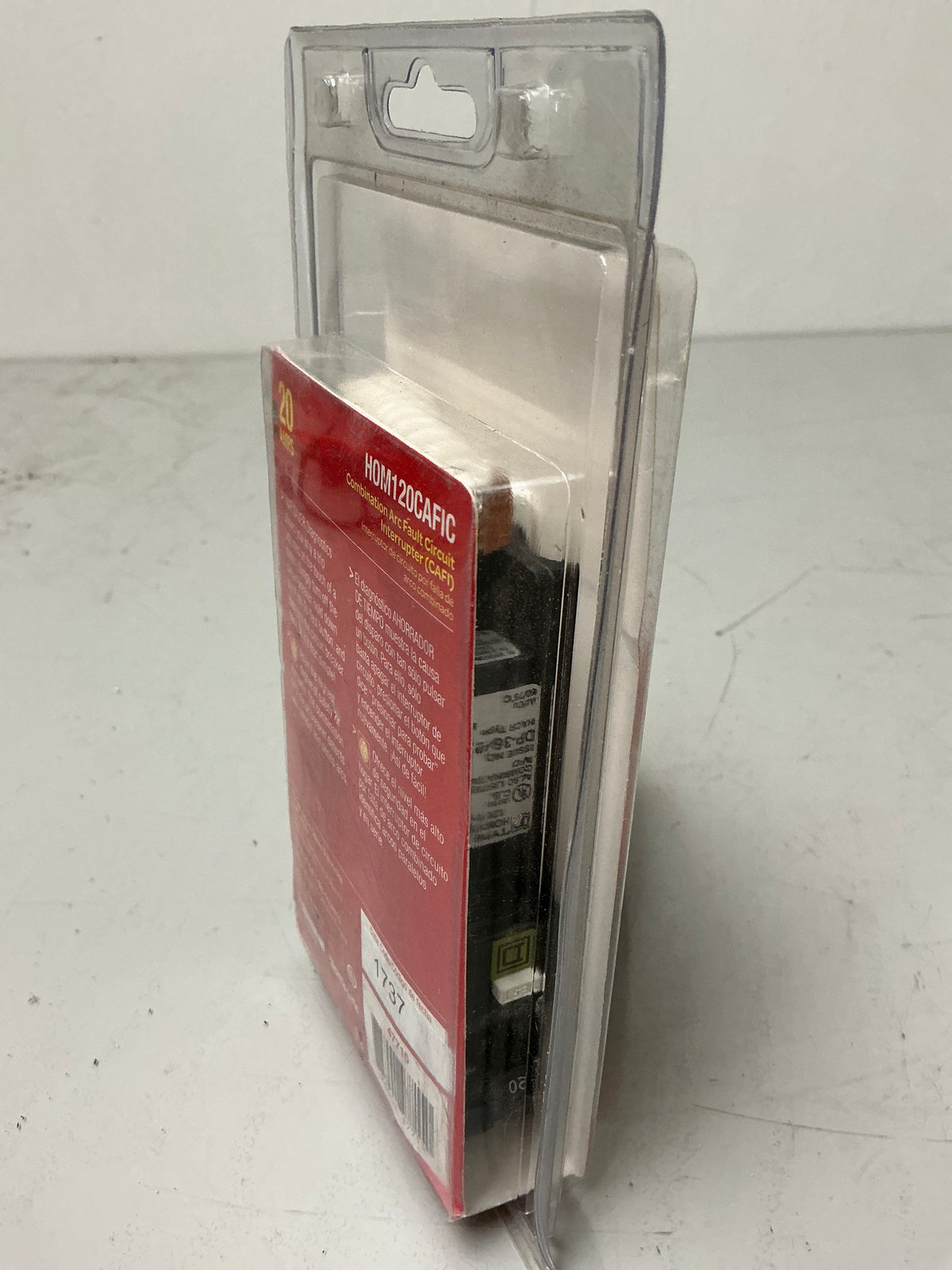 New Homeline HOM120CAFIC 1Pole, 20 Amps, 120 Volts Square D Circuit Breaker