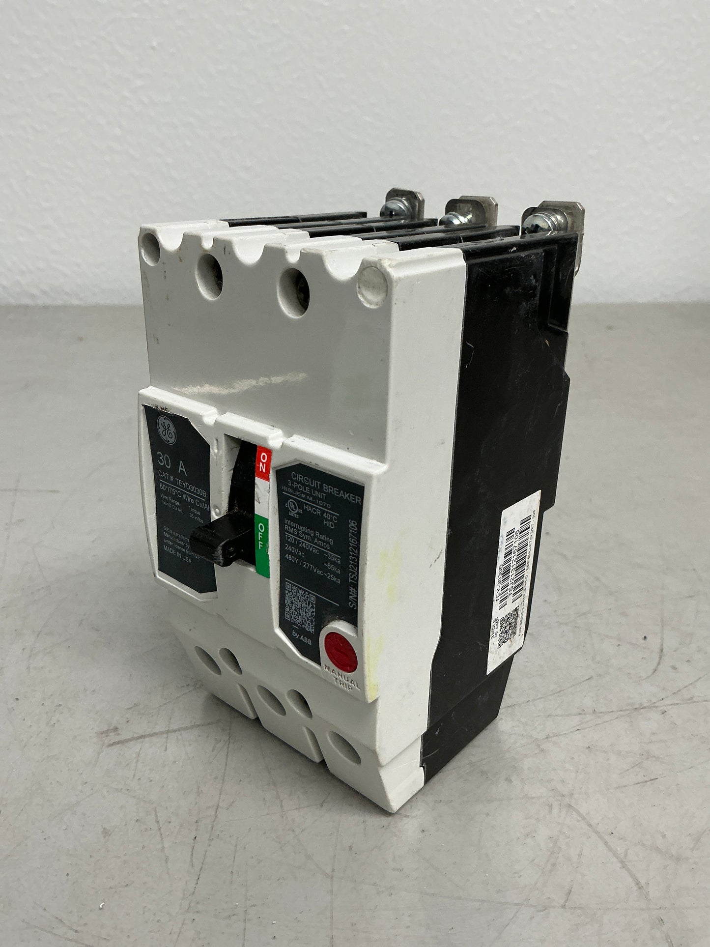 New TEYD3030B 3 Pole, 30 Amps, 480 Volts