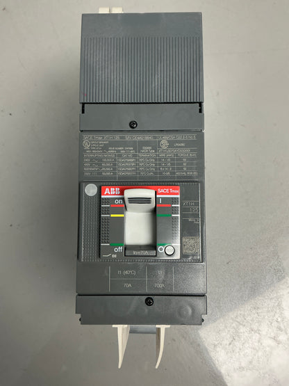 New ABB XT1HU3070AYD000XXX 70 Amps, 3 Poles, Breaker