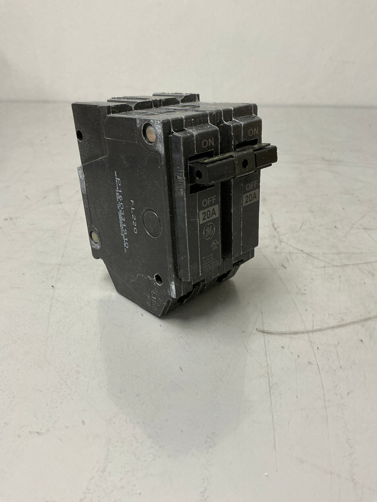 New GE THQL2120 2 Pole, 20 Amps, 240 Volts Circuit Breaker