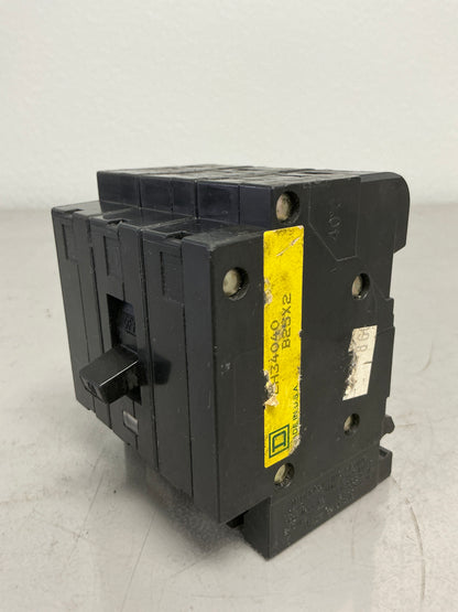 Used Square D EH34040 3 Pole, 40 Amps, 480 Volts