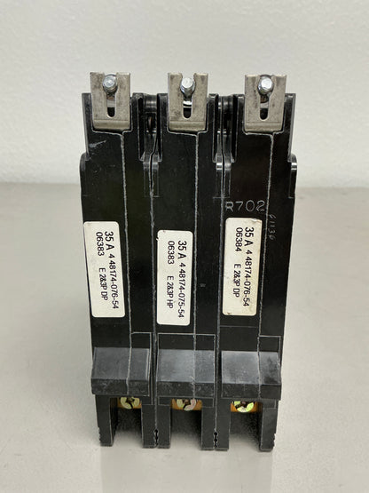 Used EDB34035 3 Pole, 35 Amps, 480/277 Volts