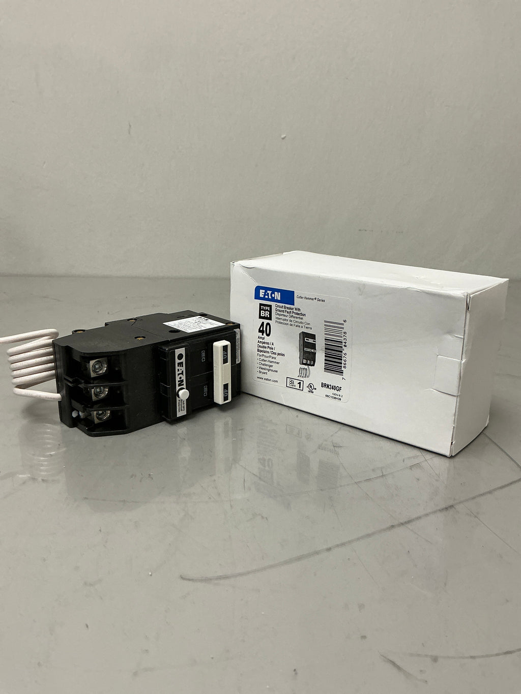 New Eaton BRN240GF 2 Pole, 40 Amps, 120/240 Volts Circuit Breaker