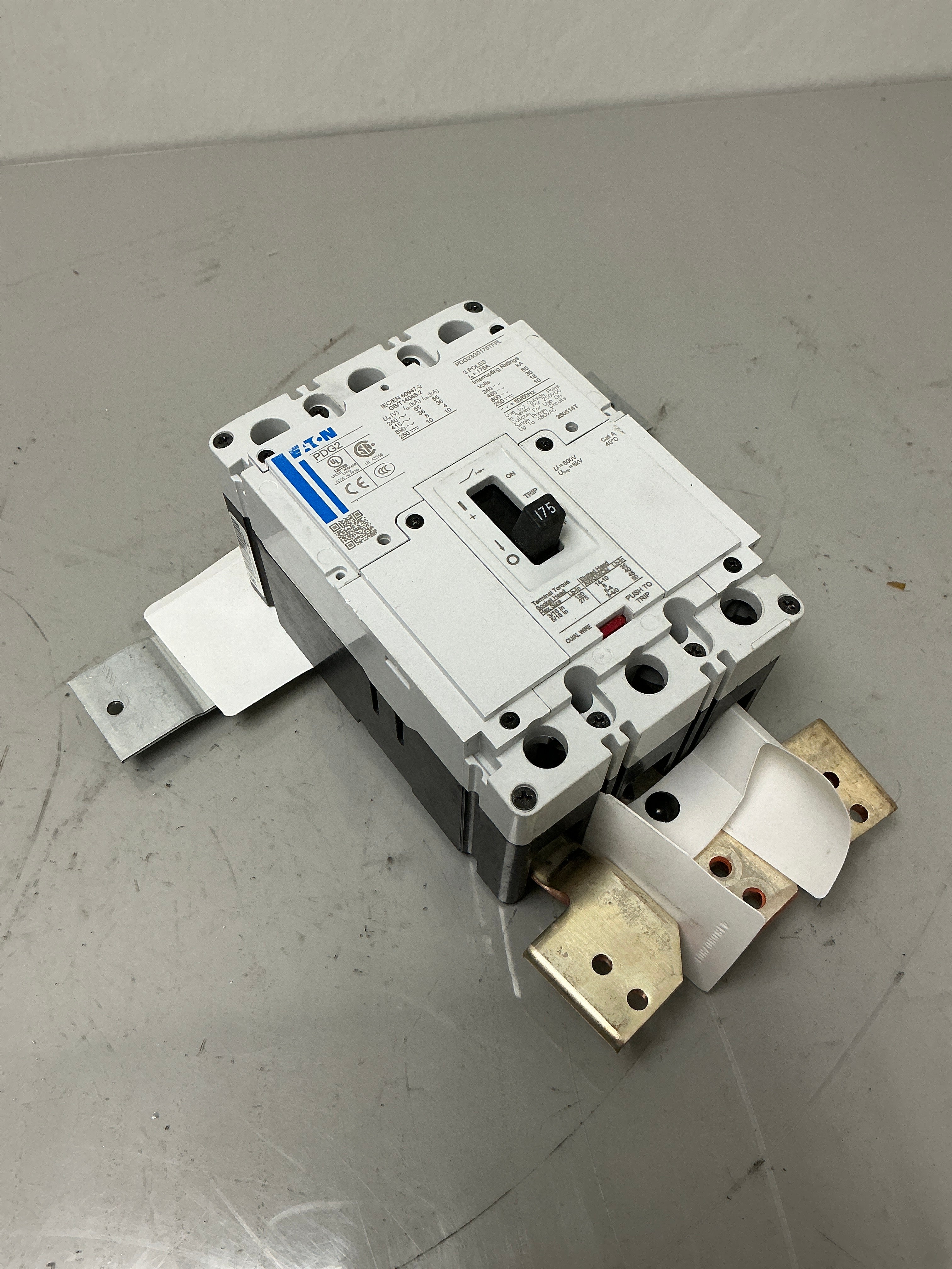 New Eaton PDG23G0175TFFL 3 Pole, 175 Amps, 600 Volts Circuit Breaker