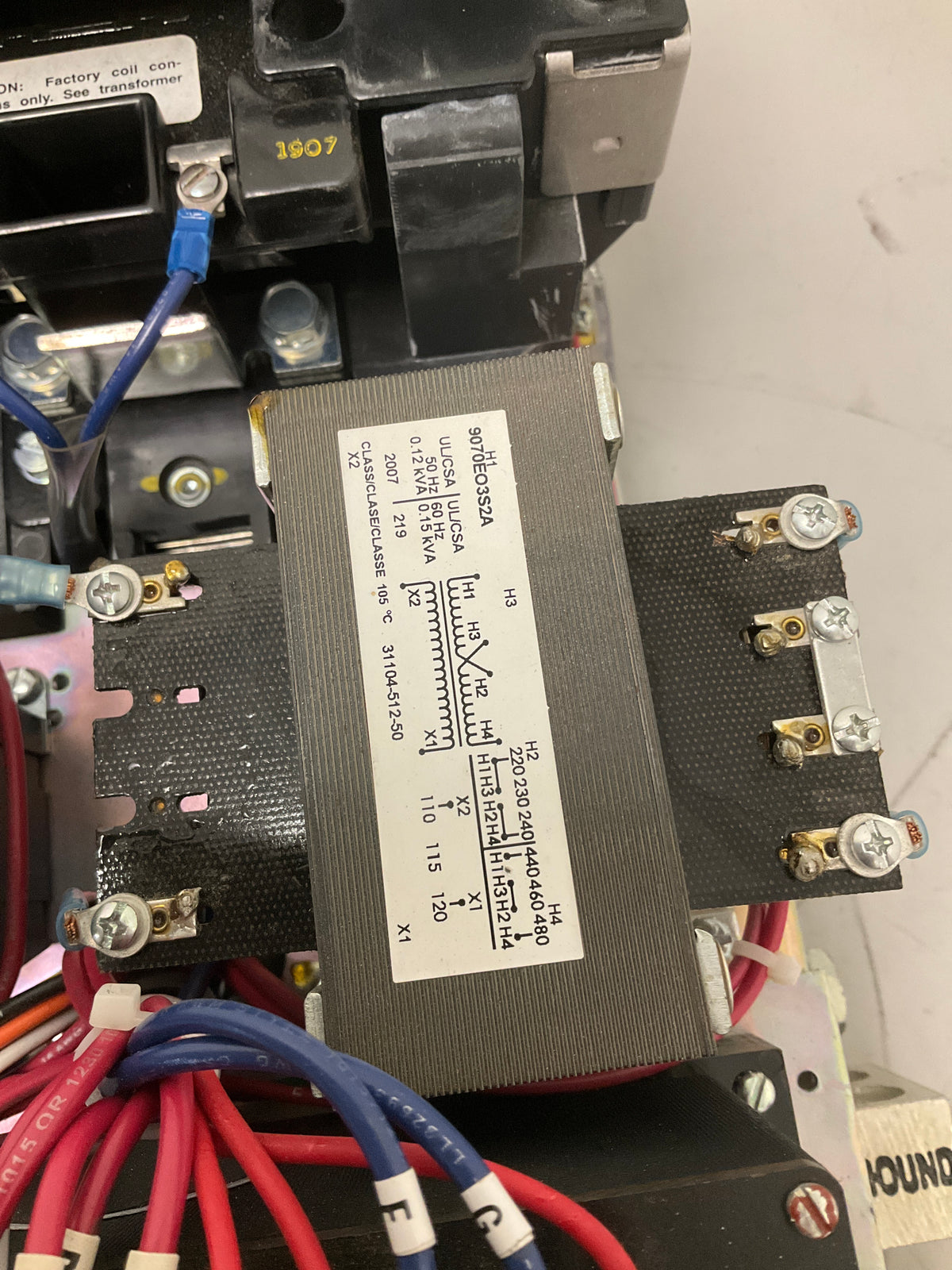 New Take Out Square D Motor Started 8536SHO2H30 NEMA Size 6, 600 Volts, 31104-400-50