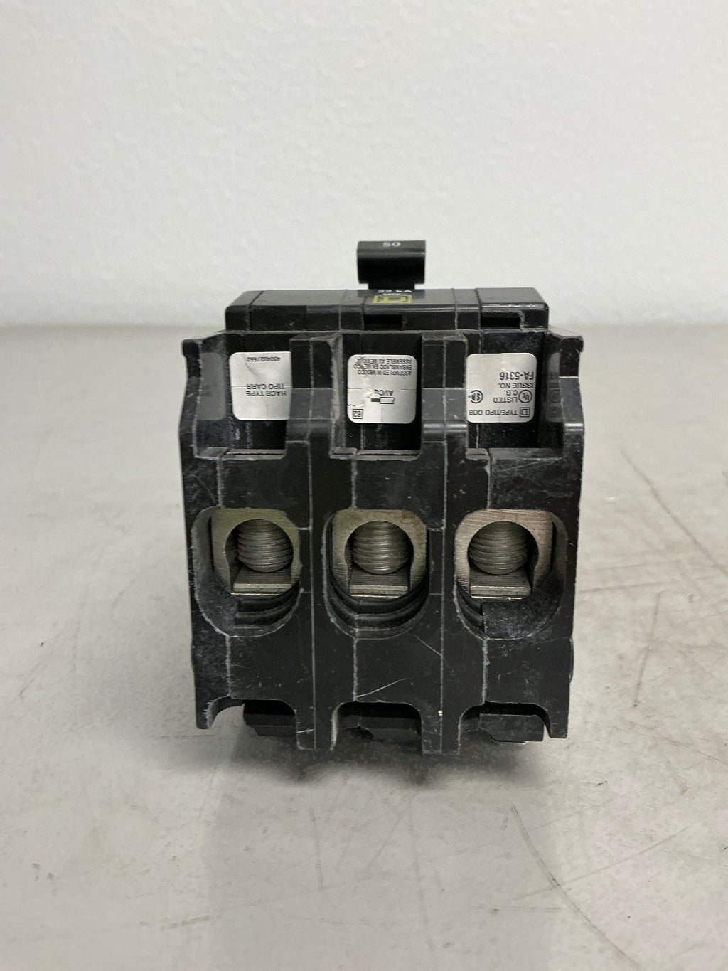 New Square D QOB350VH 3 Pole, 50 Amps, 240 Volts