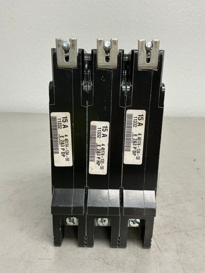 New Square D EDB34015 3 Pole, 15 Amps, 480 Volts