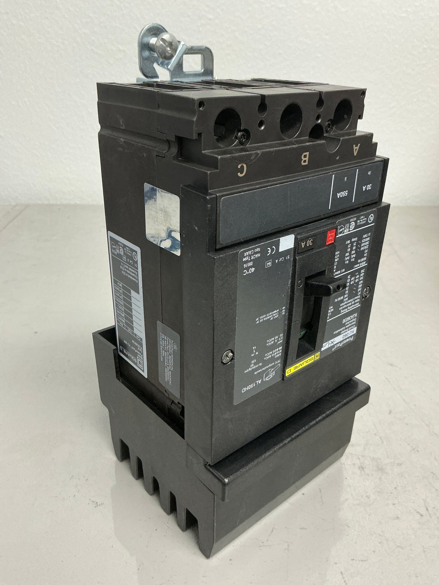 Used Square D HJA36030 3 Pole, 30 Amps, 600 Volts