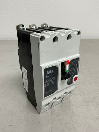 Used ABB TEYL3060B 3 Pole, 60 Amps, 480 Volts