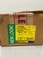 New Square D FC34060 3 Pole, 60 Amps, 480 Volts Circuit Breaker