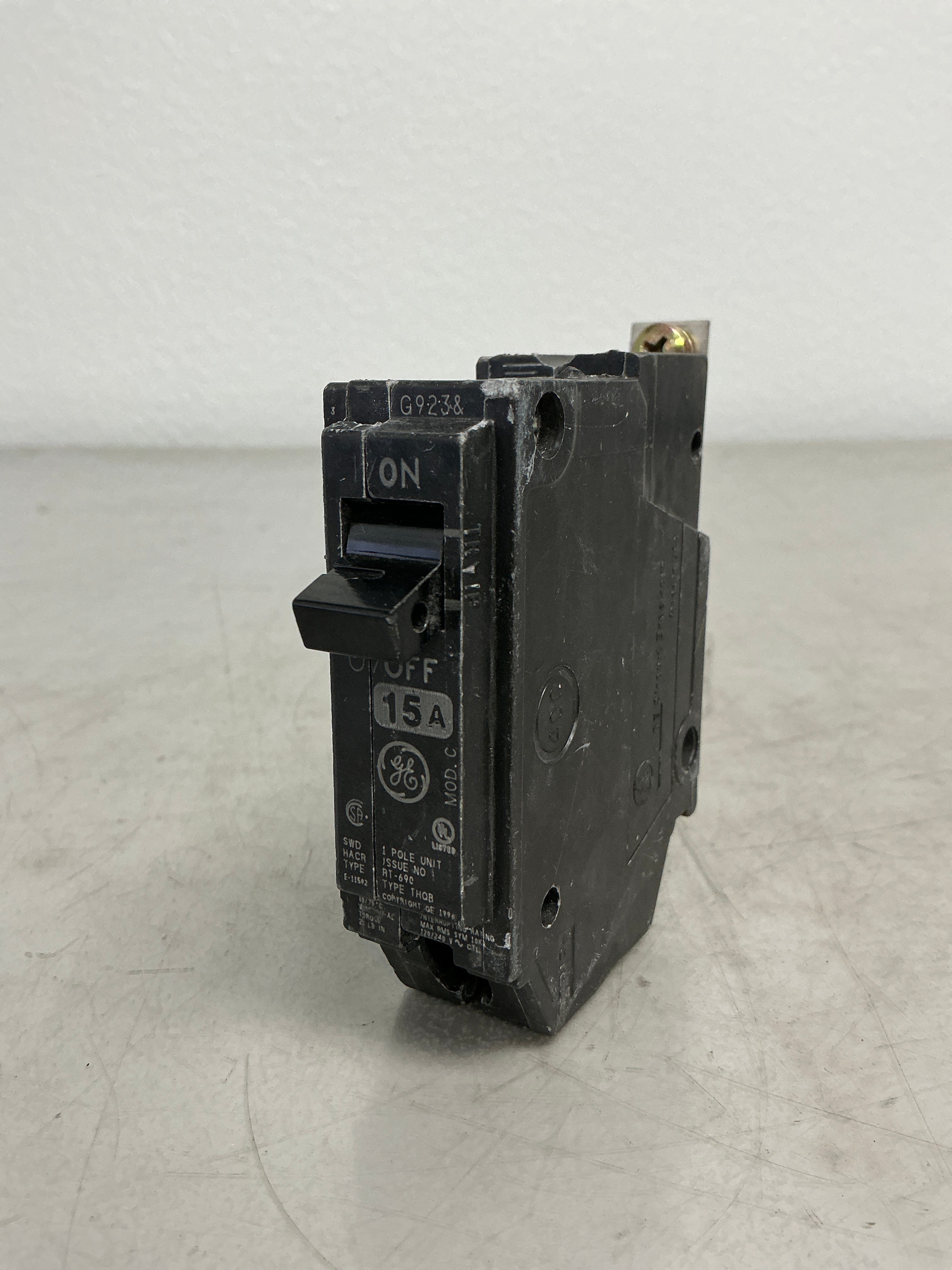 Used THQB1115 1 Pole, 15 Amps, 240 Volts