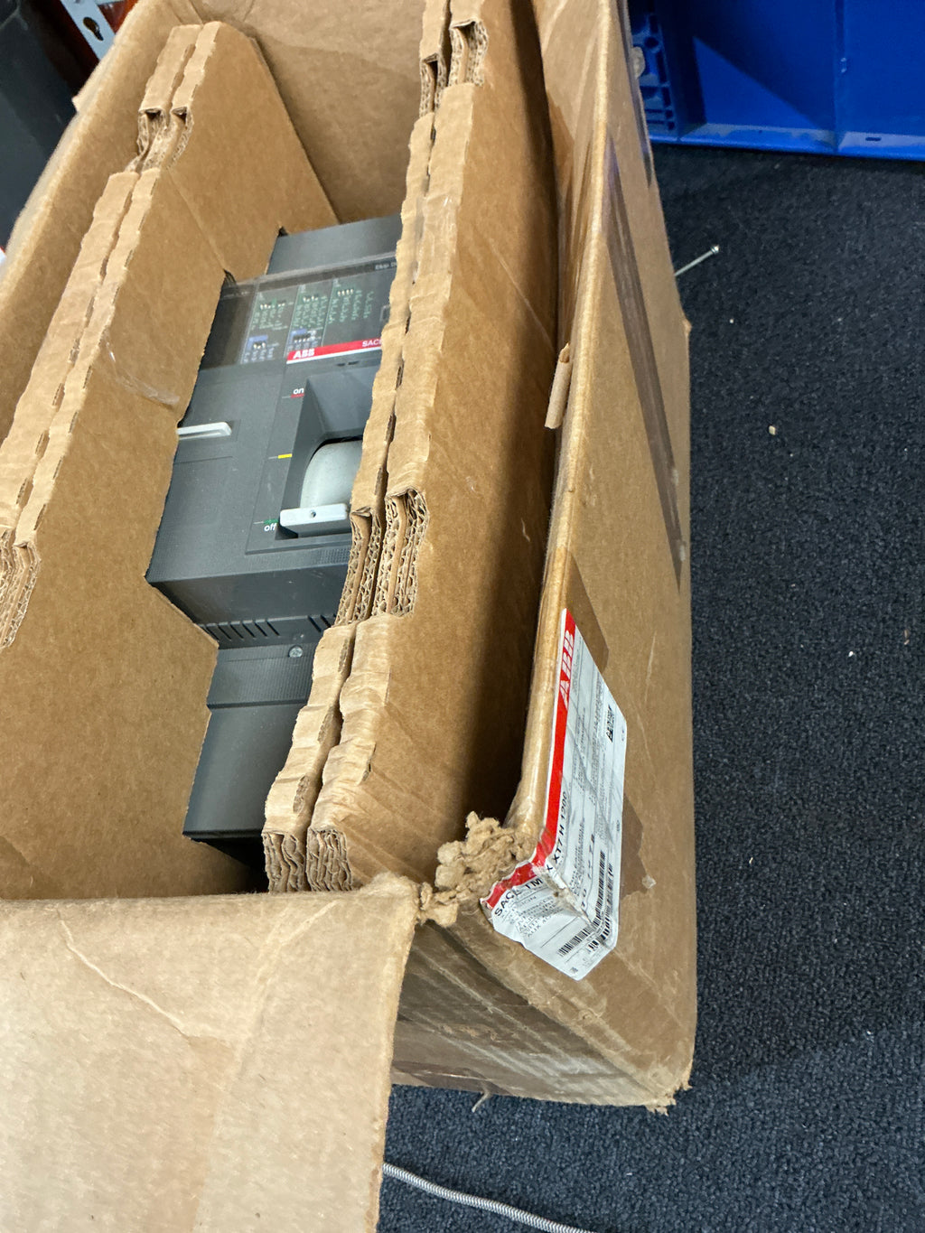 New ABB SACE TMAX XT7 H 1200 3 Pole, 1200 Amps, 600 Volts Circuit Breaker