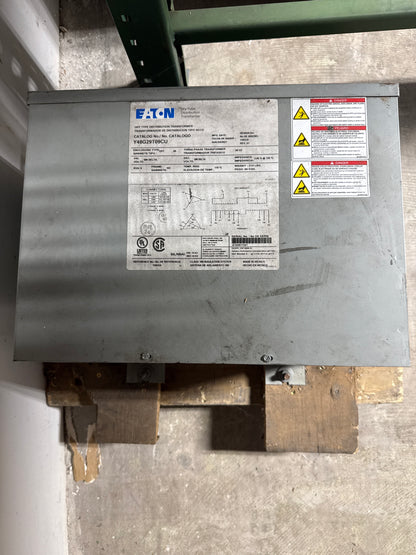 Used 9 KVA Transformer, Primary 480, Seconday 208 Volts, 3R, Outdoor, 3 Phase (item#t10)