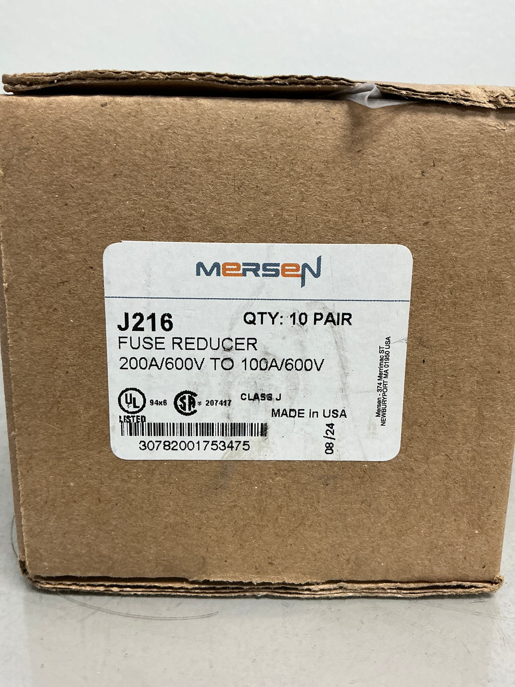 New Fuse Reducer J216 600 Volts
