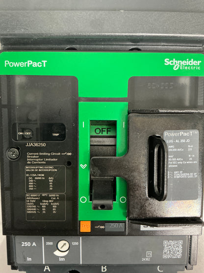 New Square D JJA36250 3 Pole, 250 Amps, 600 Volts