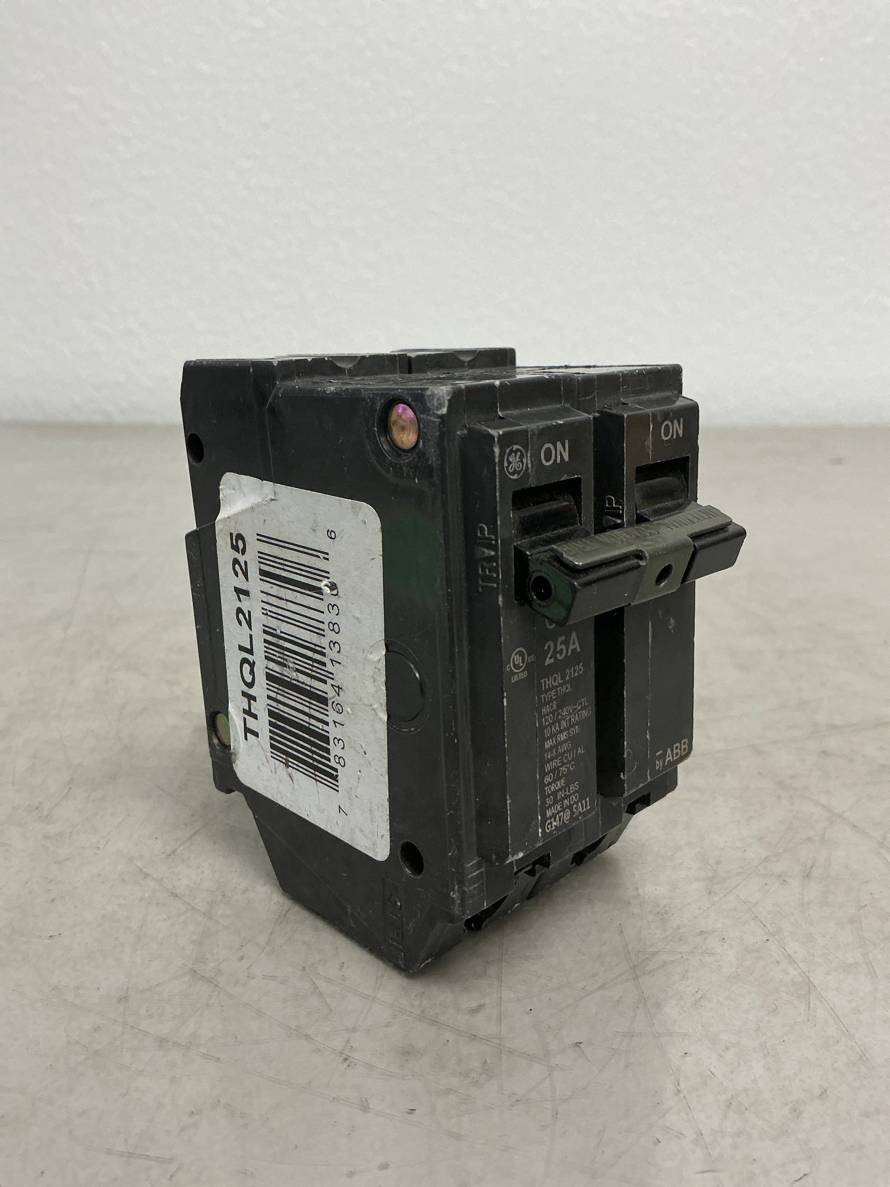 Used THQL2125 2 Pole, 25 Amps, 240 Volts