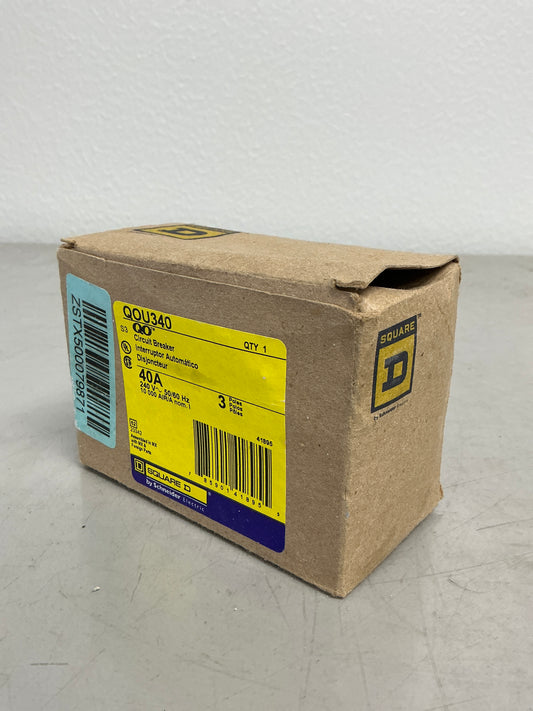 New Square D QOU340 3 Poles, 40 Amps, 240 Volts