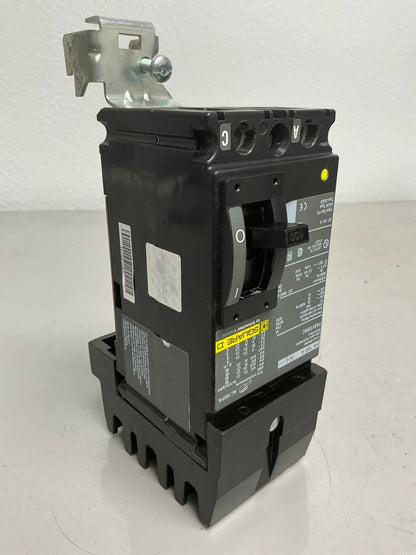 Used Square D FA24100AC 100 Amps, 480 Volts, 2 Pole