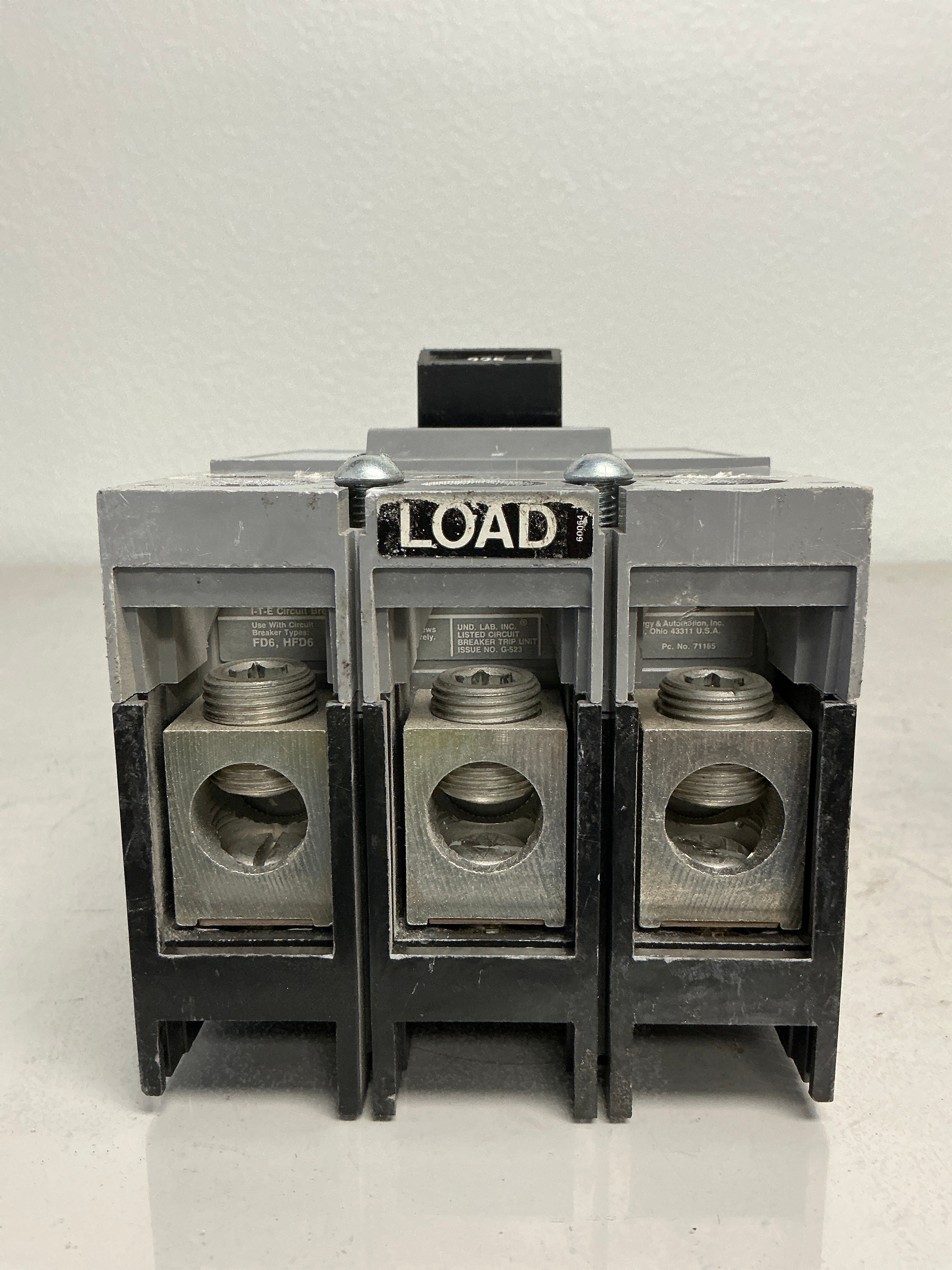 Used Siemens FD63B225, 225 Amps, 3 Pole, 600 Volts
