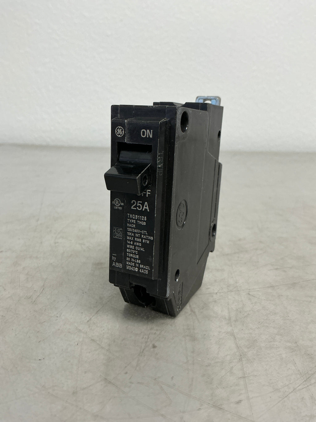 Used THQB1125 1 Pole, 25 Amps, 240 Volts