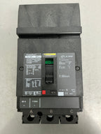 Used Square D HJA36080 3 Pole, 80 Amps, 600 Volts Circuit Breaker