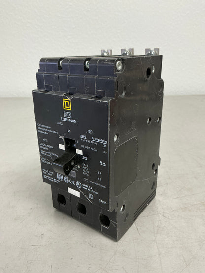 New Square D EGB34060 3 Pole, 60 Amps, 480 Volts