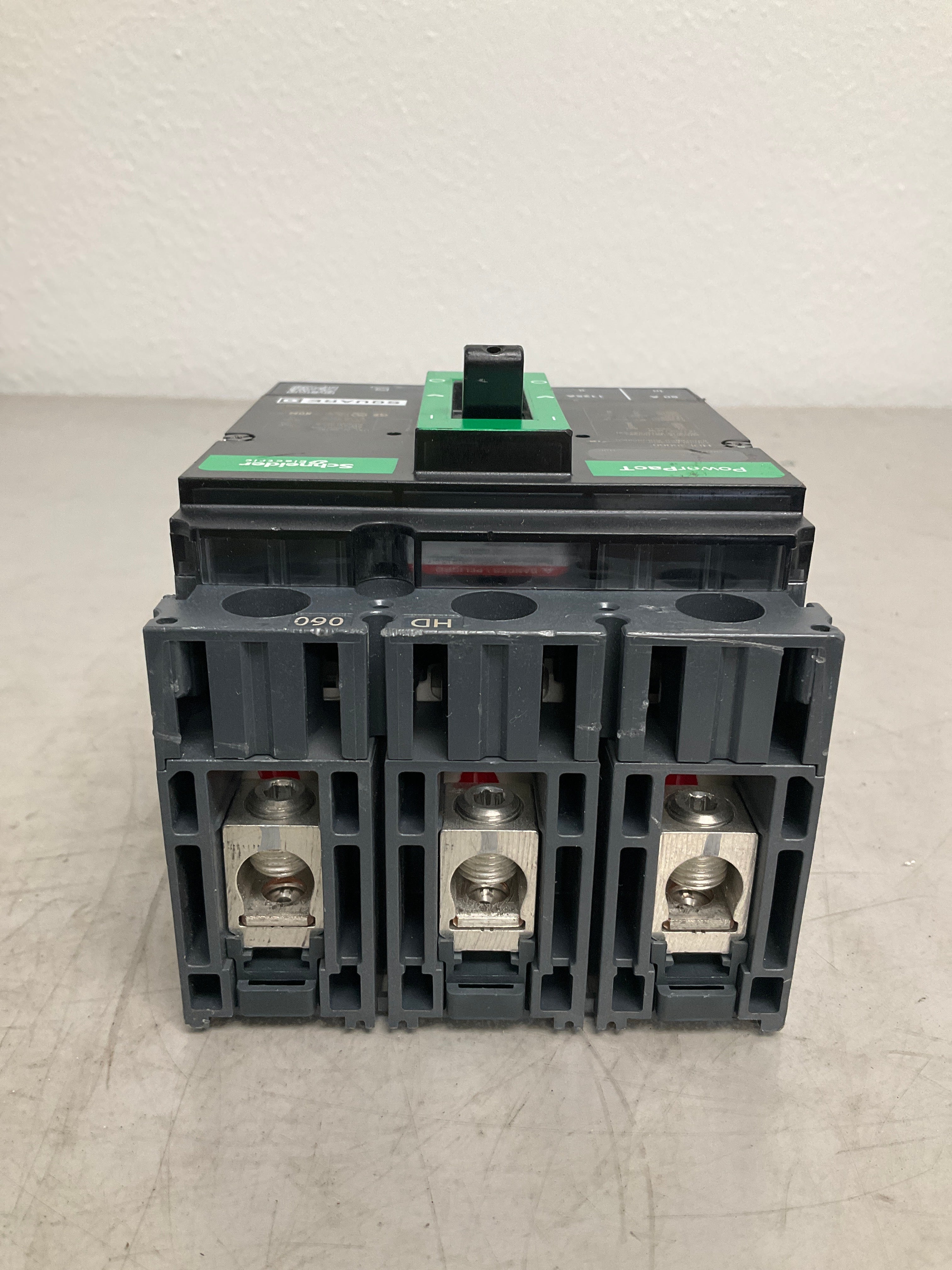 Used Square D HDL36060 3 Pole, 60 Amps, 600 Volts