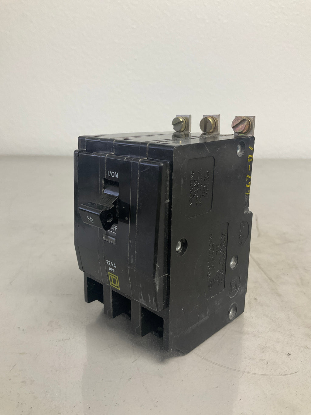 Used Square D QOB350VH 3 Pole, 50 Amps, 240 Volts