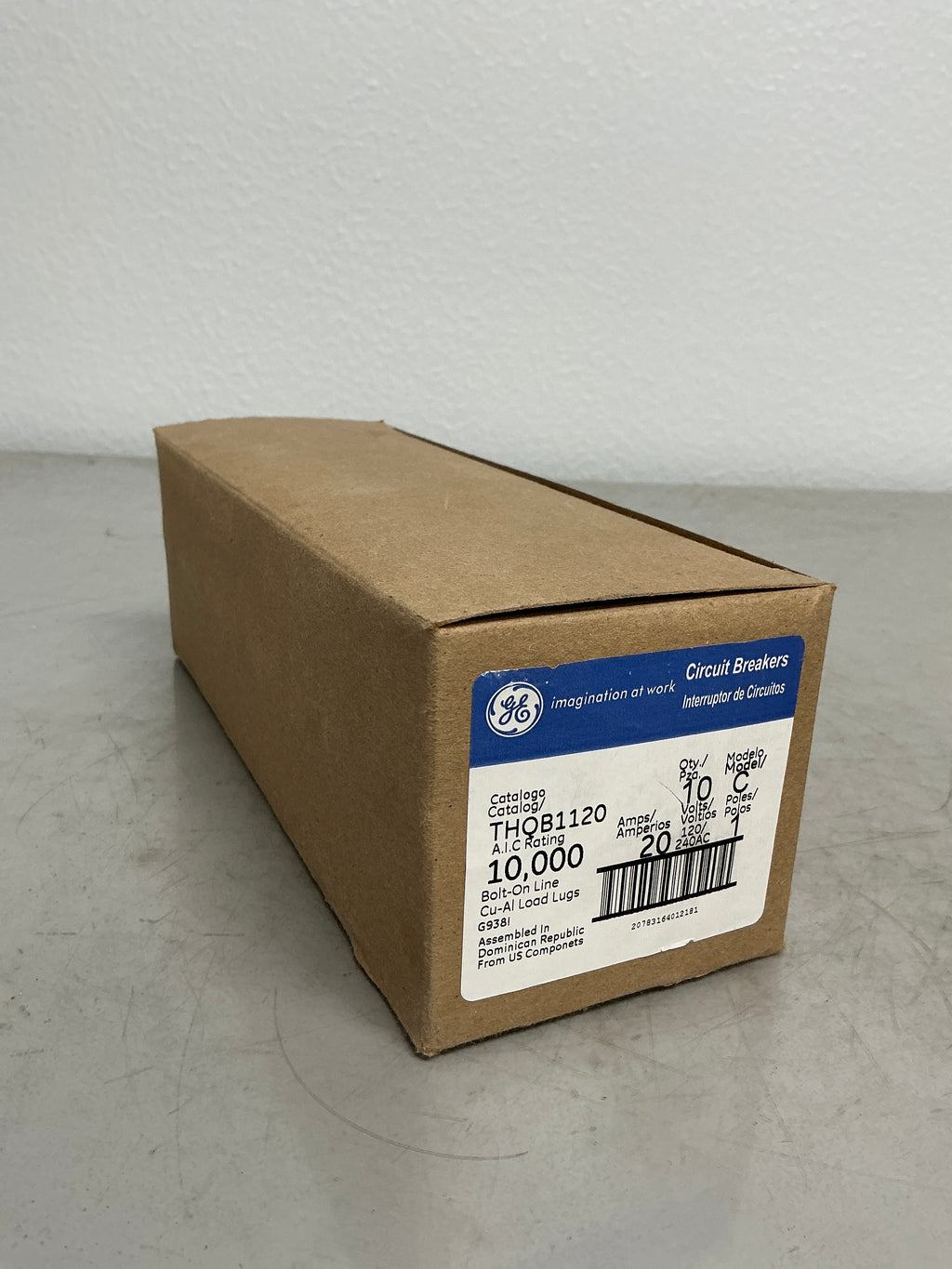 New THQB1120 1 Pole, 20 Amps, 240 Volts